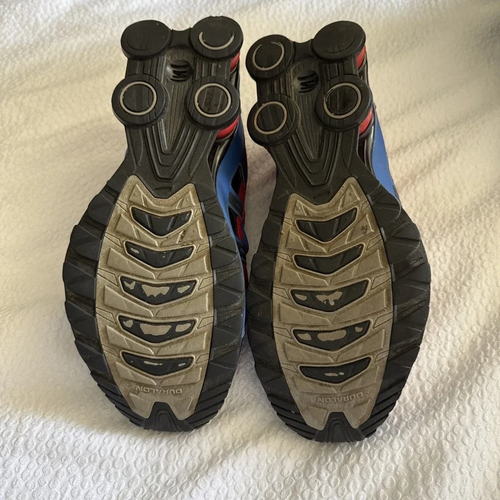 NIKE iD Shox Red And Blue 317649-992 Size 9 US